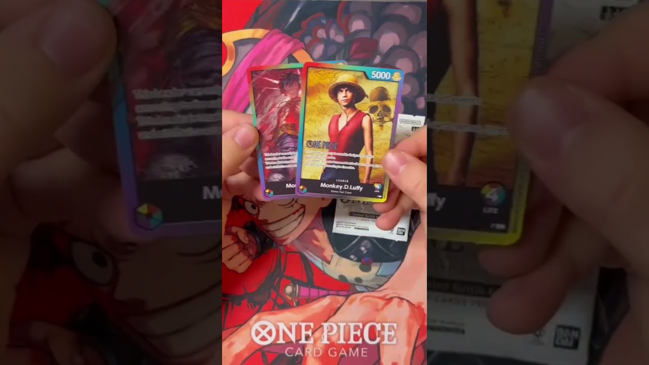 My I&ntilde;aki Godoy Day! 😍 Live Action Luffy Leader Card ONE PIECE