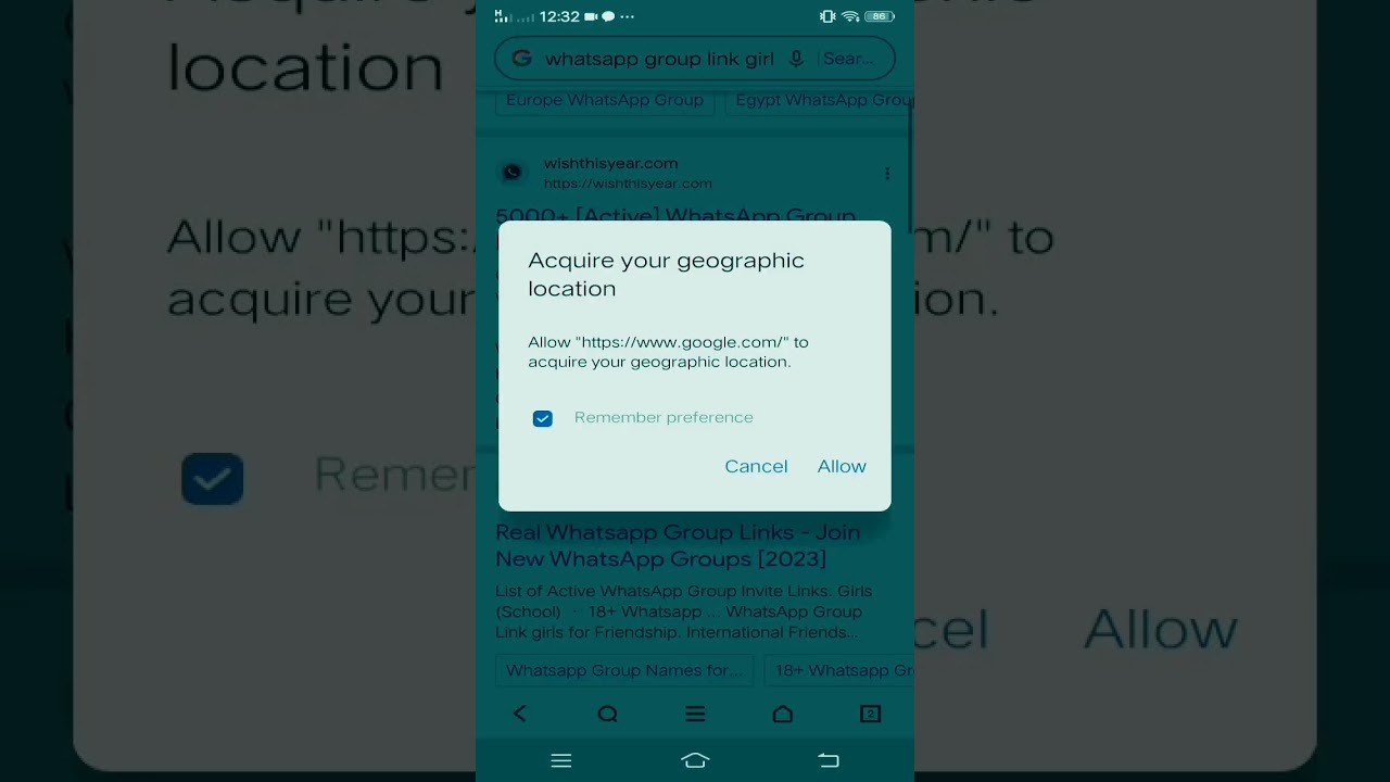 how to join whatsapp group from google