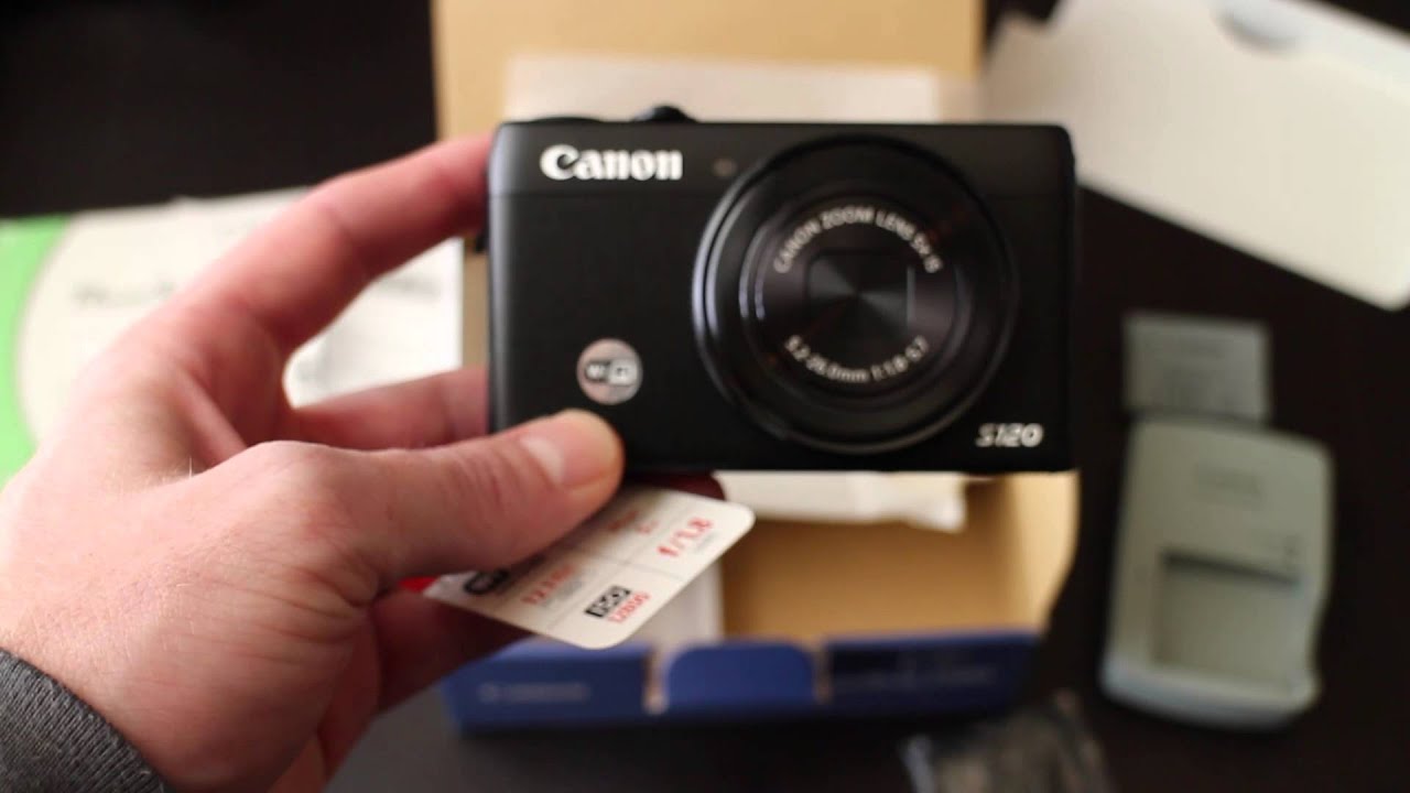 Canon PowerShot S120 unboxing