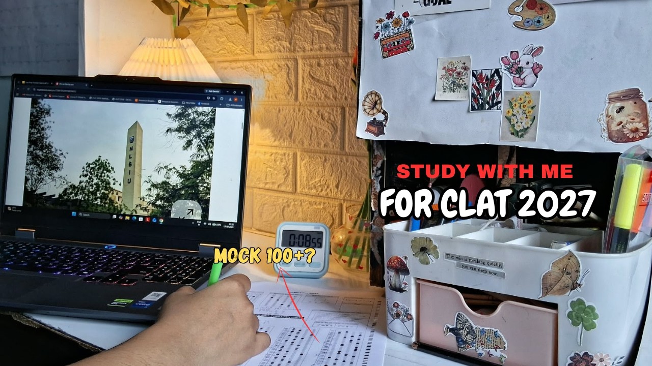 My day routine as a Clat aspirant || Mock scores n many more