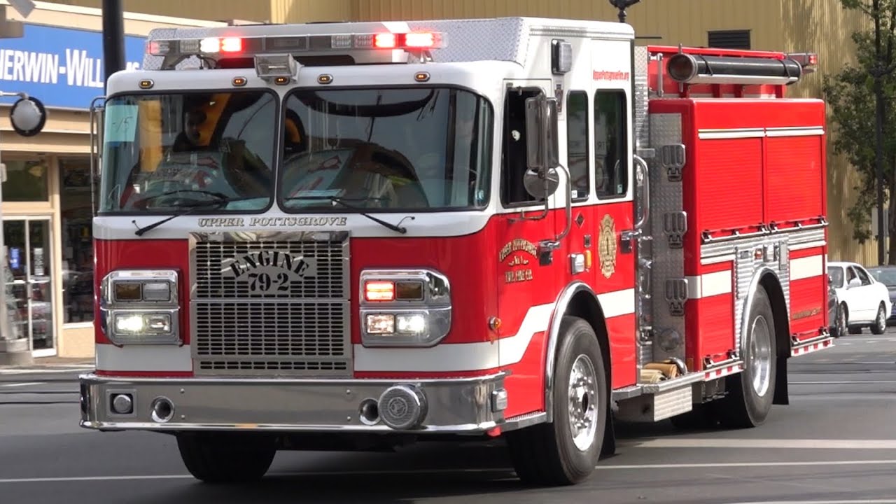 Upper Pottsgrove Township Fire Company Engine 79-2 Responding 9/25/21