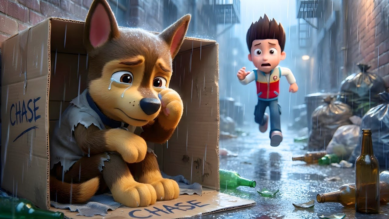 Chase Abandoned?! &ndash; Don&rsquo;t Leave Chase Alone! &ndash; Very Sad Story | Paw Patrol 3D Animation | Rainbow 3