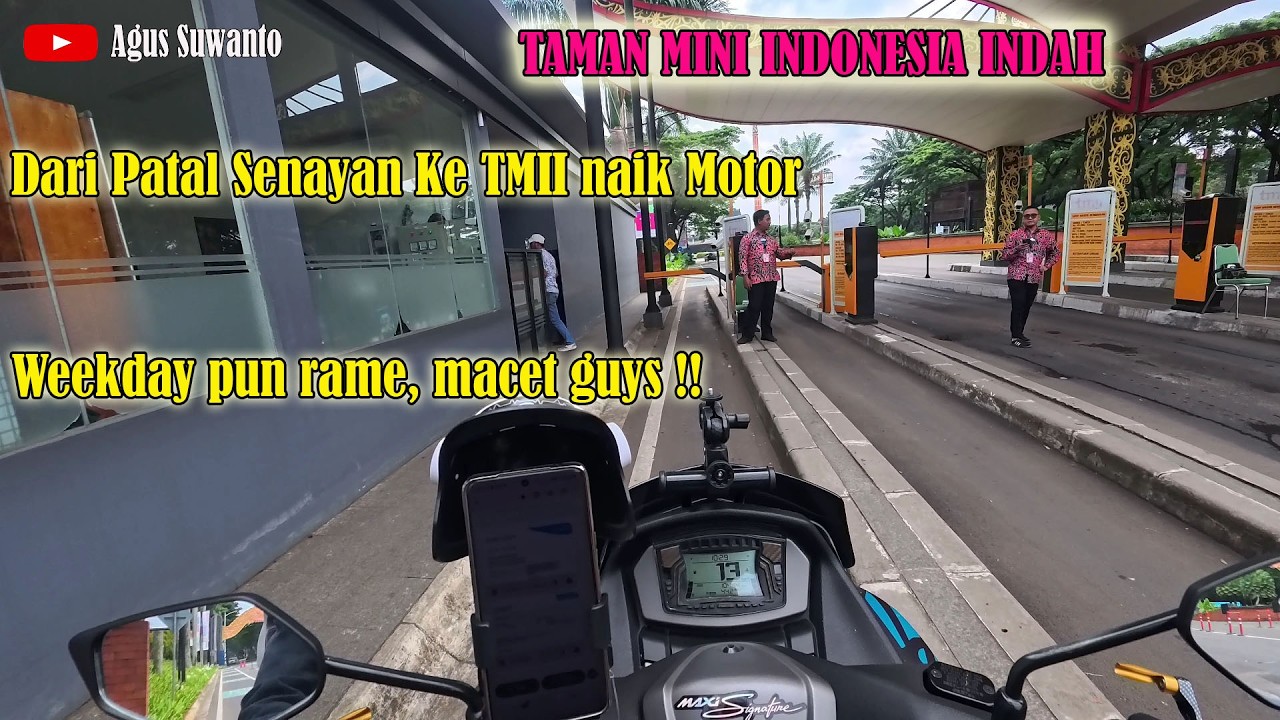 Weekday pun Macet!! Motoran Dari Patal Senayan ke Taman Mini Indonesia Indah