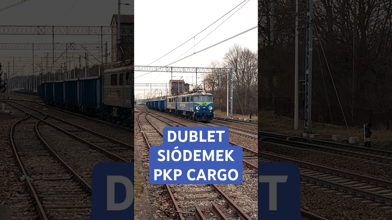 Dublet si&oacute;demek PKP Cargo EU07-1505 EU07-1501 | marzec 2026