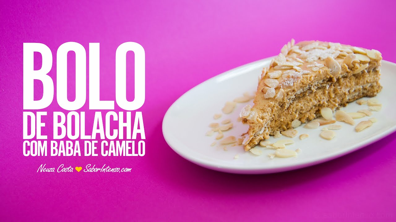 Bolo de Bolacha com Baba de Camelo