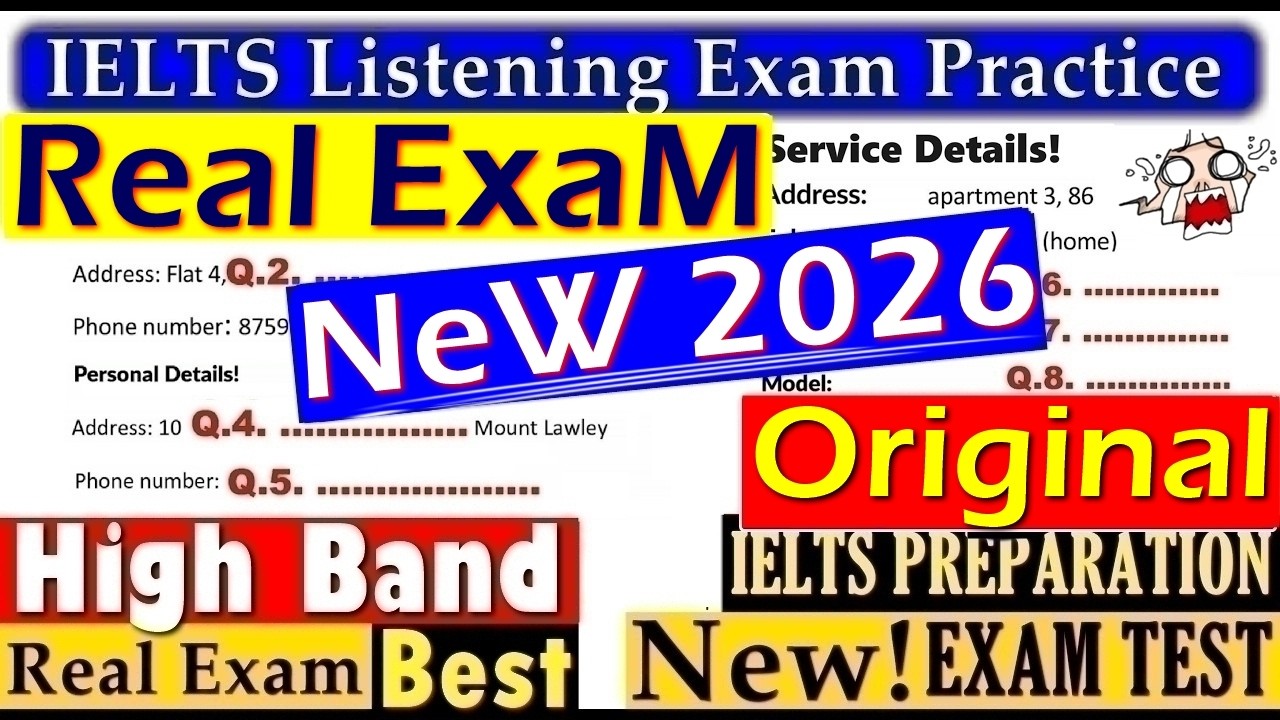 IELTS LISTENING PRACTICE TEST 2026 WITH ANSWERS | 19.10.2026