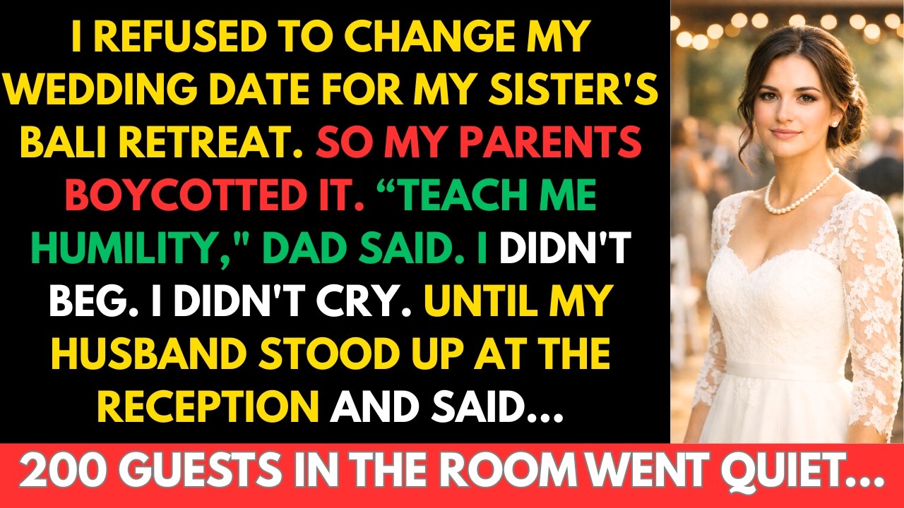My Parents Boycotted My Wedding When I Refused To Change My Wedding Date For My Sister's Vacation