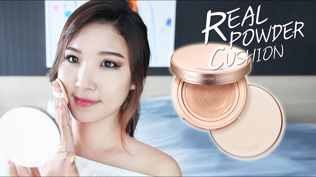 NEW! Etude House Real Powder Cushion Review | Liah Yoo