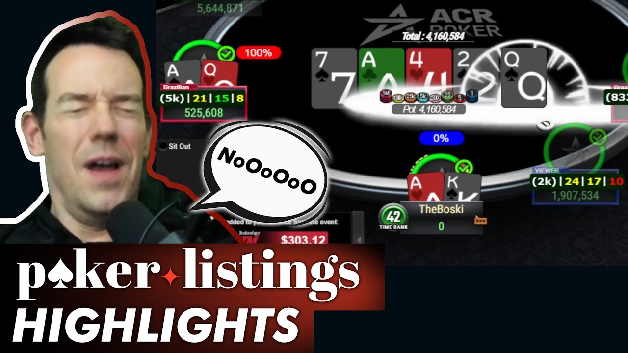 Boski tries to win a tournament in his name! Online Poker Highlights!