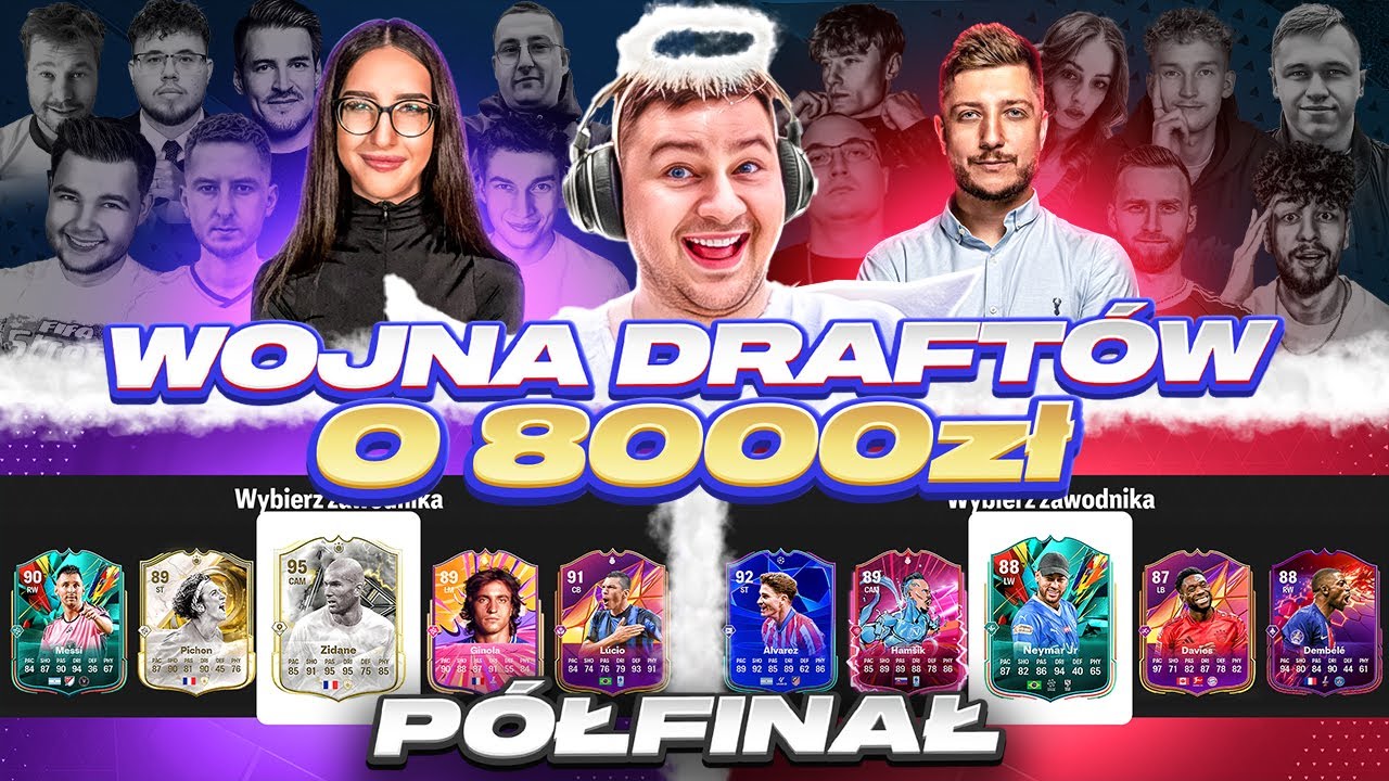 WOJNA DRAFTÓW KAMYK VS ROKCIA o 8000 zł | PÓŁFINAŁ FC25