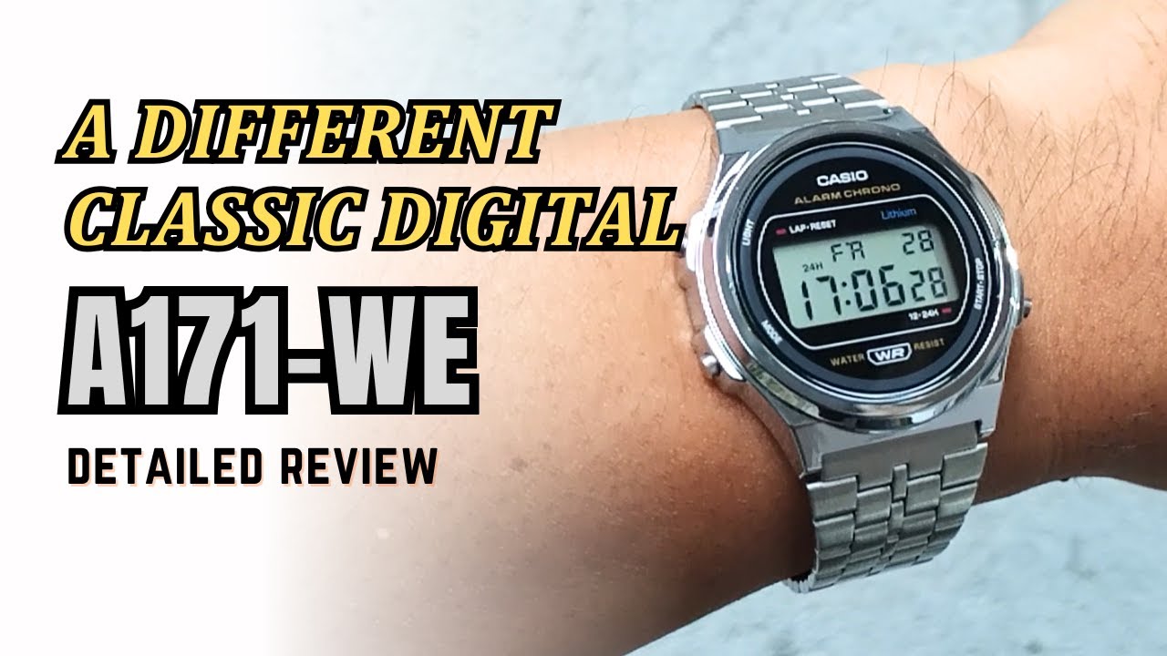 Casio A171 Review : A different classic digital A-171WE / A171-WE / A171W