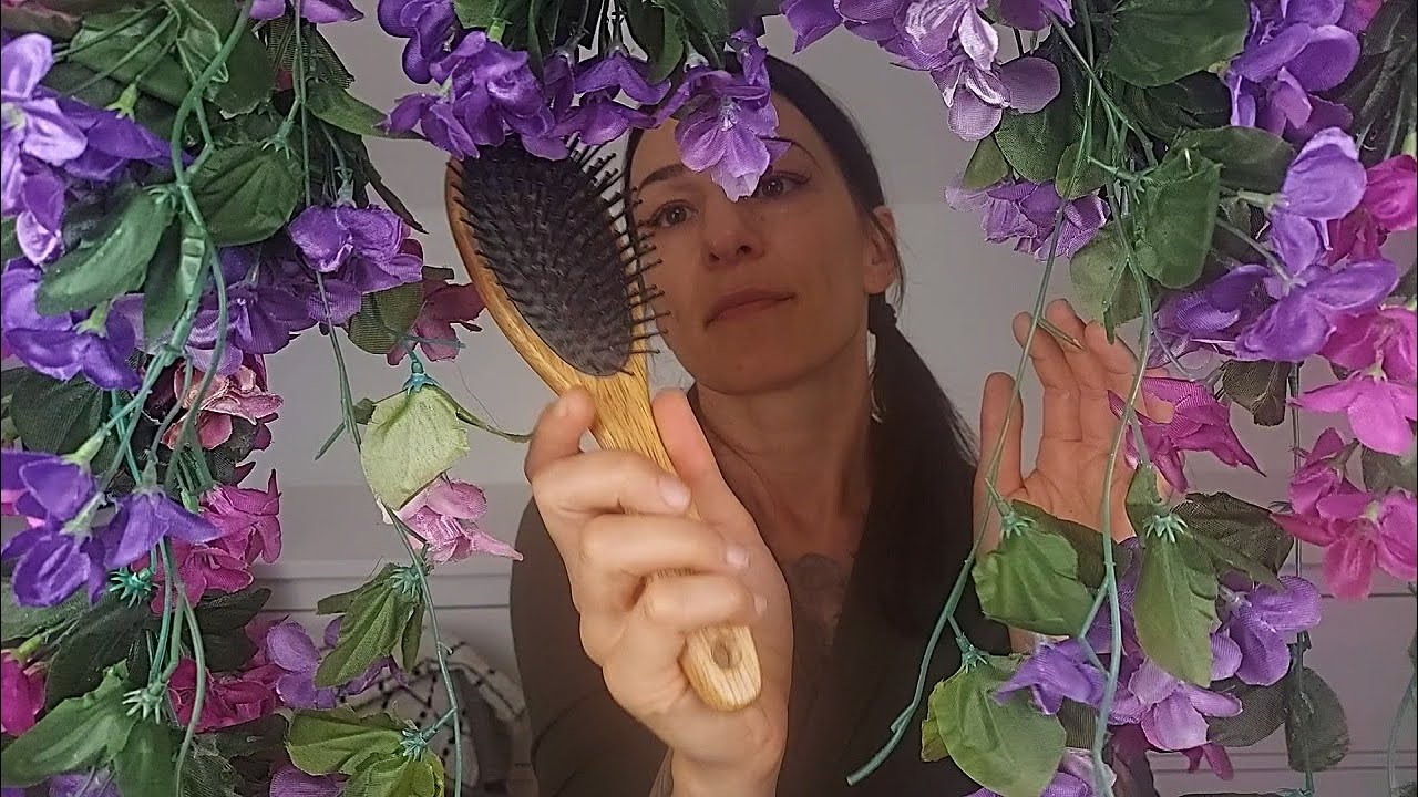Your hair is artificial flowers [ASMR] Hairdresser Roleplay ~bilingual~