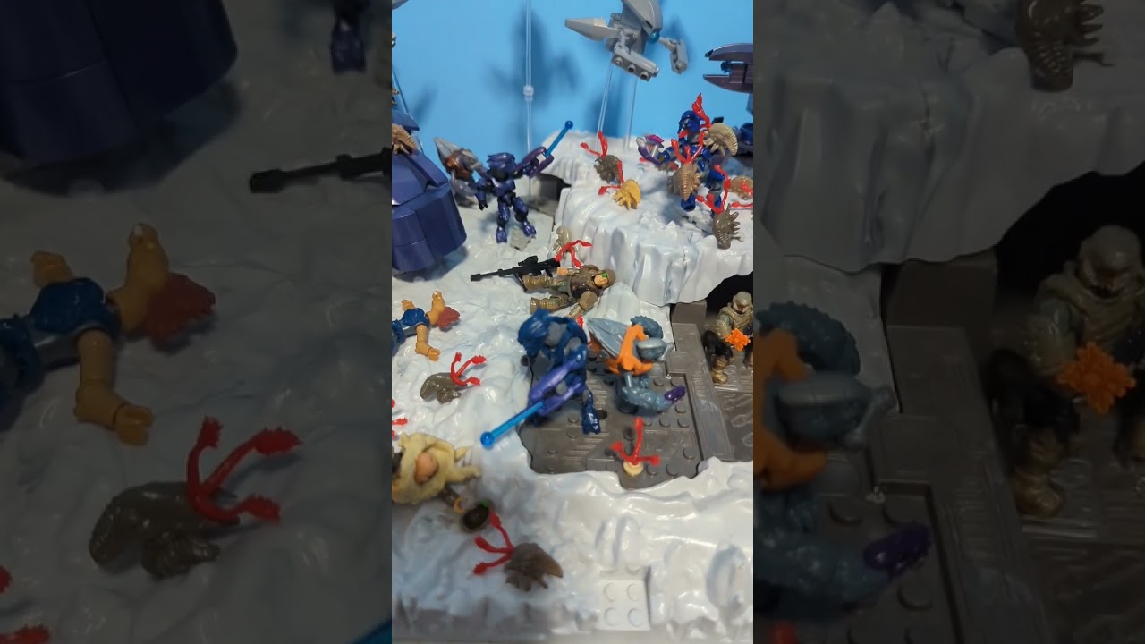The Flood  (Halo Mega Construx MOC Diorama)  Halo CE