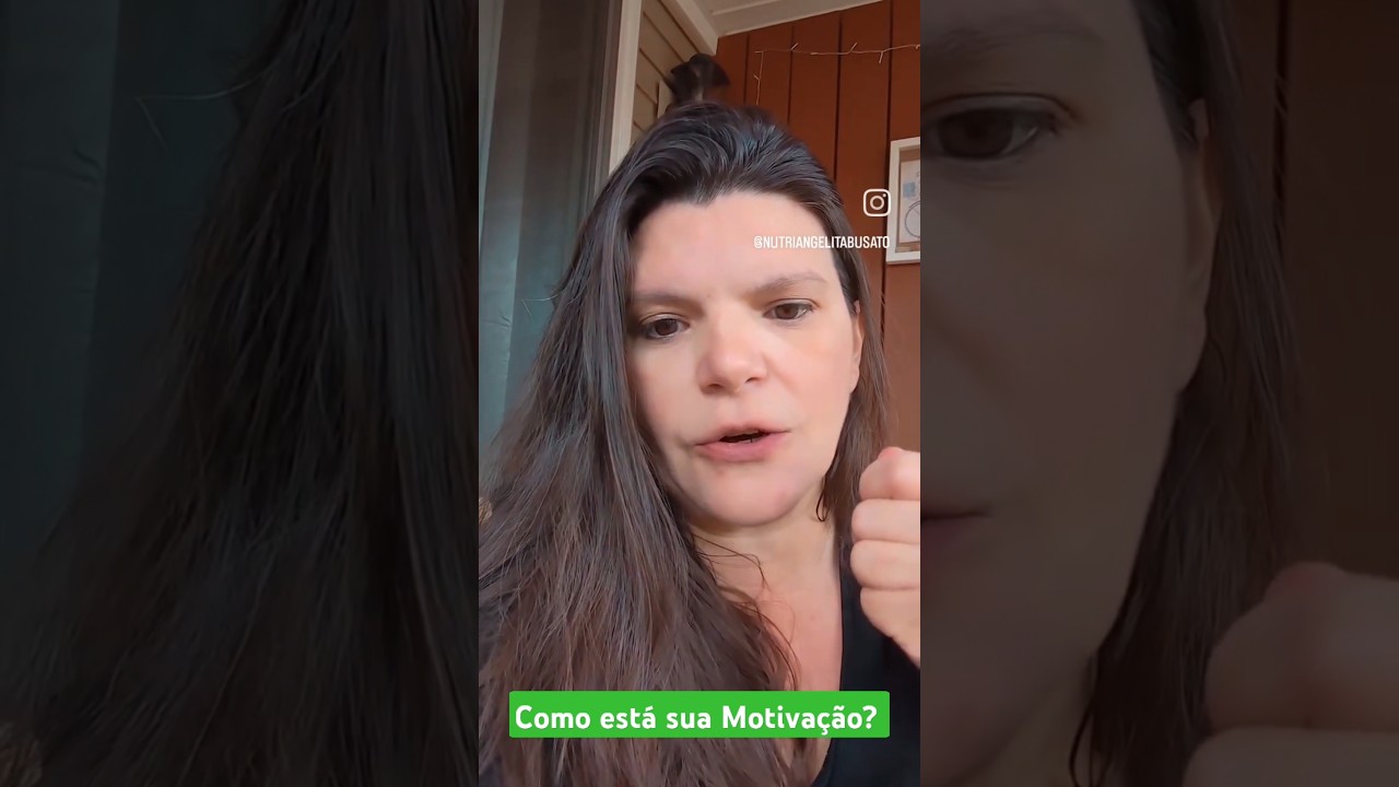 Motiva&ccedil;&atilde;o &eacute; o que move a realiza&ccedil;&atilde;o de seus objetivos! Foco e decis&atilde;o!🌻🍏 #emagrecimento #pnl