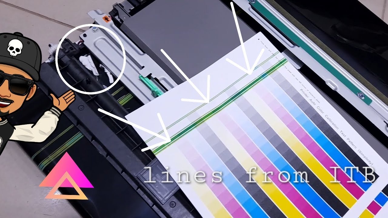 RICOH IM C3000 | solid lines on copy and prints | ITB issue