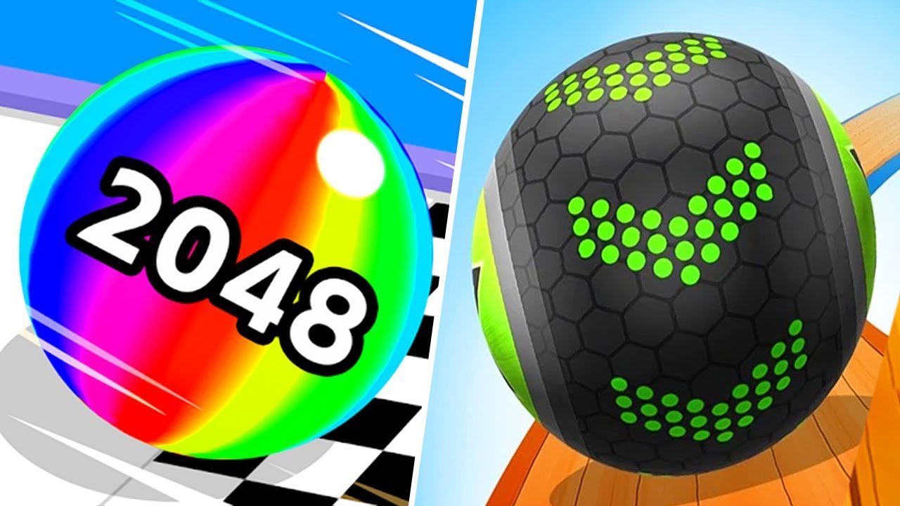 Los Mejores Juegos GRATIS de Android e iOS - (Carrera de Pelotas) Ball Run 2048 | Going Balls