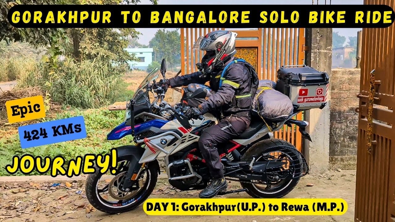 Day 1: Dream Ride Begins | Gorakhpur to Rewa | Winter Fog, Delayed Start & Raw Emotions | Solo Ride