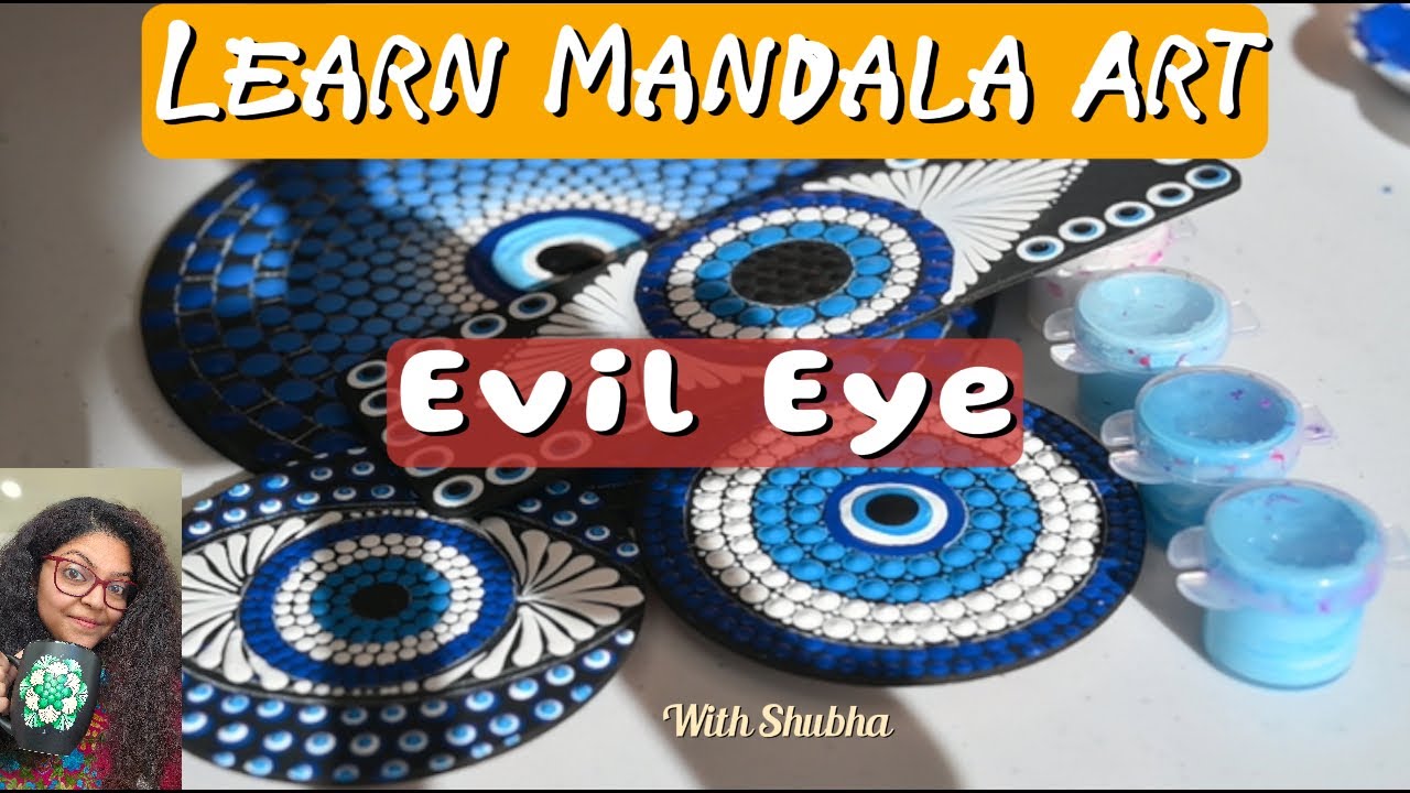 Learn Mandala Art - Evil Eye Pattern | Creations by Shubha