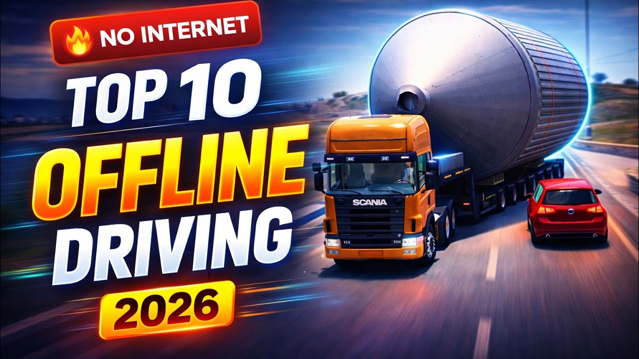 Топ-10 лучших офлайн-игр про вождение для мобильных устройств 🚚🚙