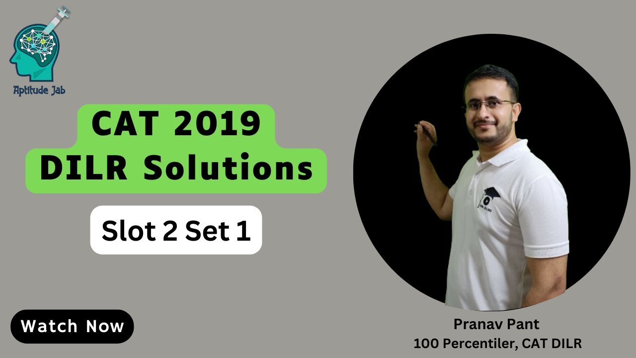 CAT 2019 DILR Solutions | Slot 2 Set 1 | Voting in college | Venn Diagram | Moderate
