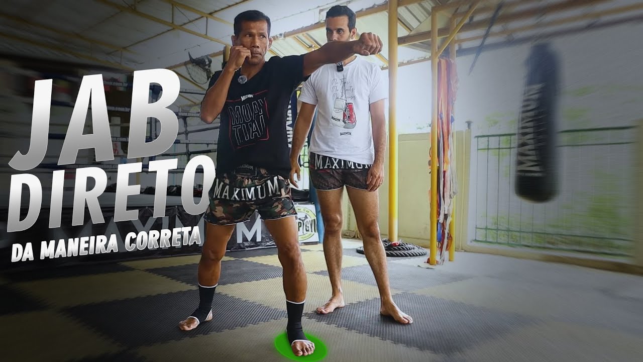 Jab e Direto - Aprenda o passo a passo do Jab e Direto no Muay Thai