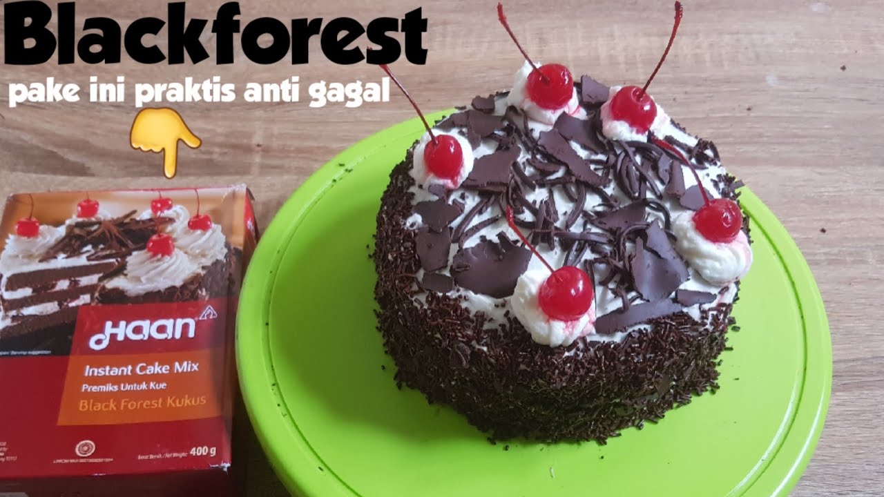 Nyobain Haan Blackforest Kukus Instan II Blackforest Cake