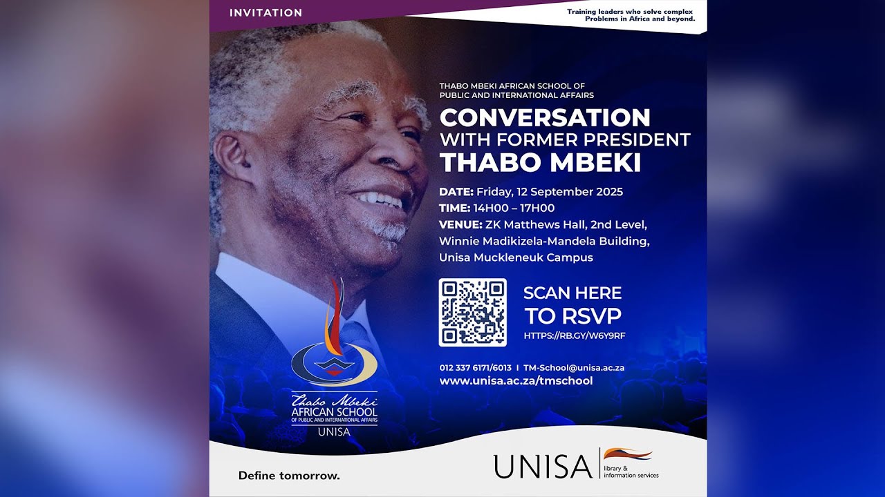 CONVERSATION WITH FORMER PRESIDENT THABO MBEKI