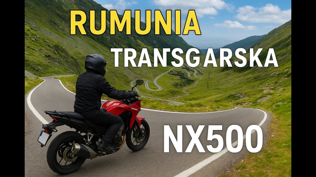 Rumunia Transfogaraska 3/3 marudzenie na Honda NX500