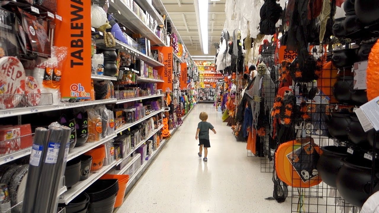 Our Family Goes Halloween Costume Shopping