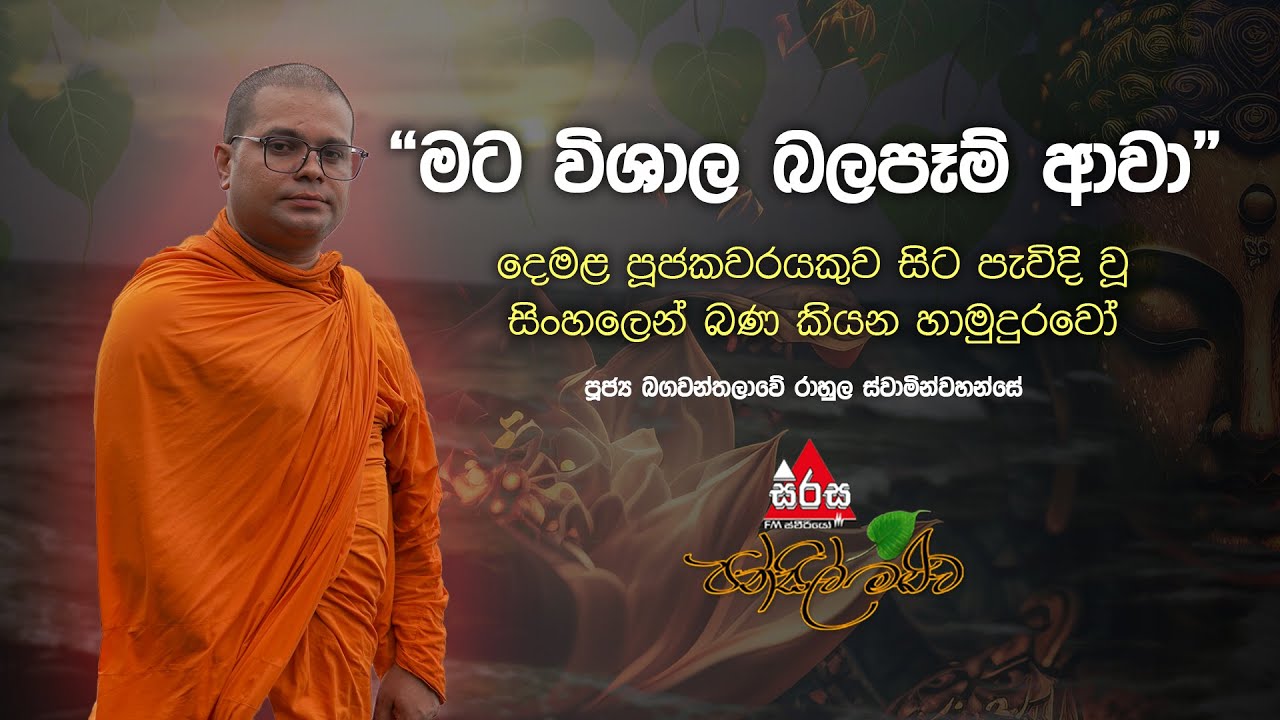 දෙමළ පූජකවරයකුව සිට පැවිදි වූ සිංහලෙන් බණ කියන ⁣හාමුදුරවෝ |  Pansil Maluwa |