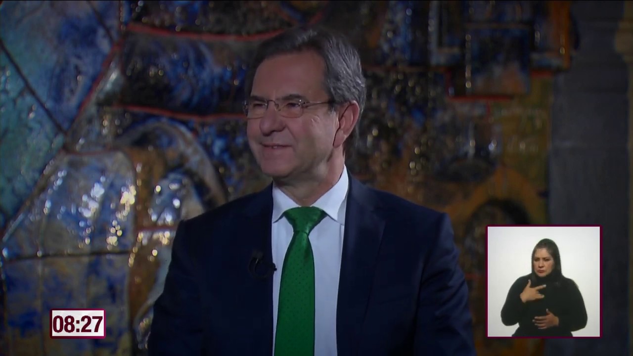 Aqu&iacute; con Javier Sol&oacute;rzano - Esteban Moctezuma Barrag&aacute;n (15/01/2019)