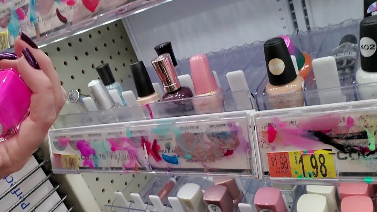 Walmart Super Messy Nail Lacquer Organization 1-1-2020