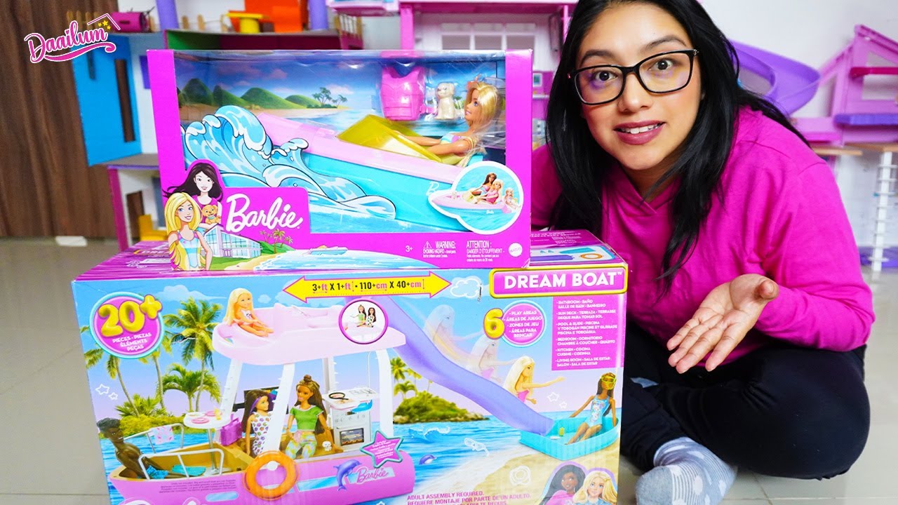 Compré el BOTE y la LANCHA DE LOS SUEÑOS para BARBIE🚢🚤