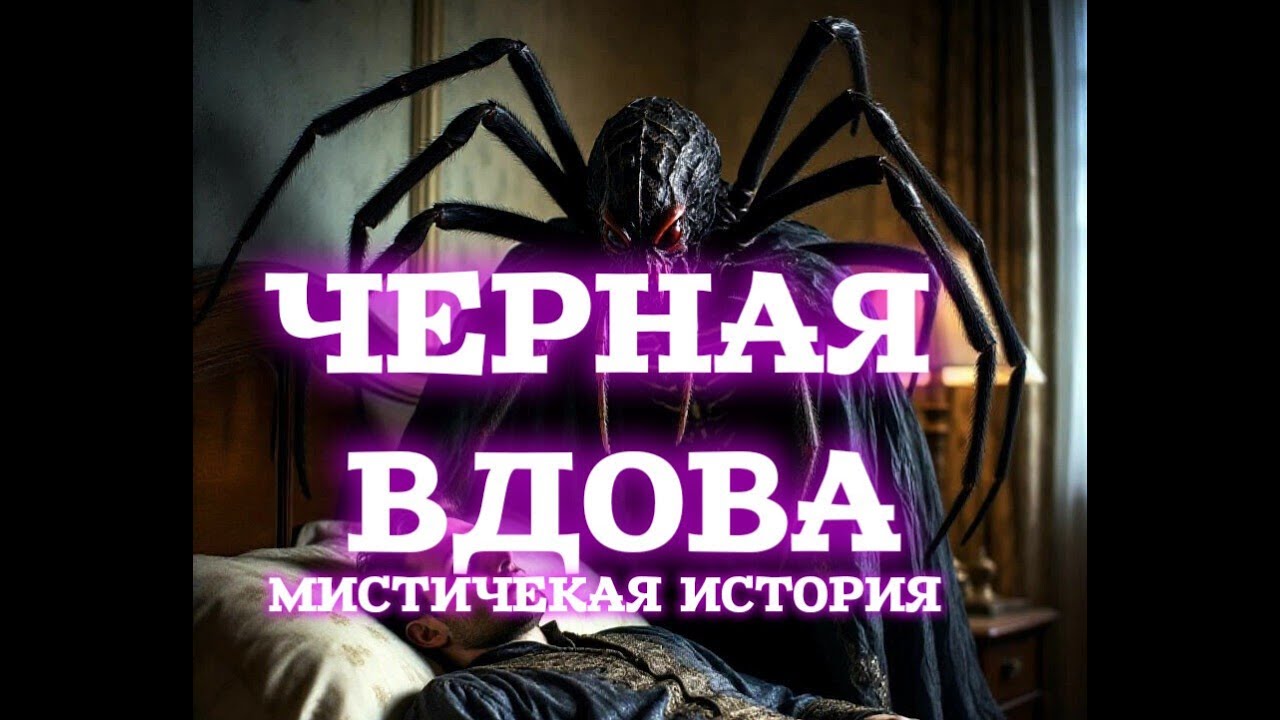ЧЕРНАЯ ВДОВА. Вот Страшная История Про Деревню. Страшные истории на ночь