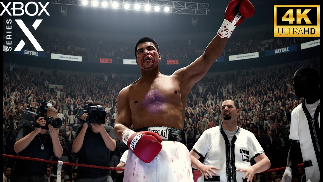 Чемпион вечера боев | Джордж Форман против Мухаммеда Али - геймплей на Xbox Series X в разрешении...
