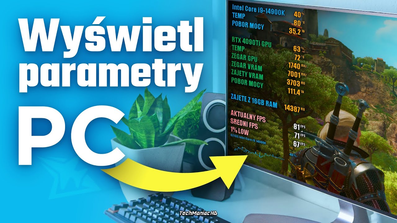 Jak monitorować FPS oraz parametry pracy CPU, GPU?! 🚀 Nakładka sensor&oacute;w MSI Afterburner 🫠 PORADNIK