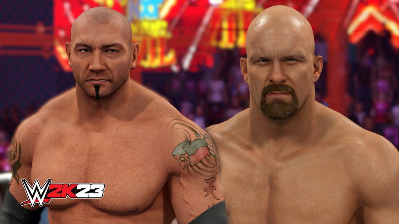 WWE 2K23 - Batista Vs Stone Cold FULL GAMEPLAY (PS5)