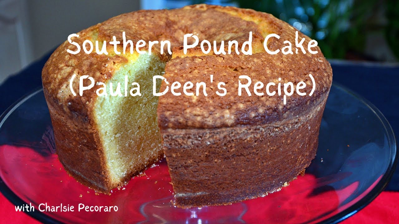 Southern Pound Cake using Paula Deen's recipe! Baked a dozen times & always perfect!