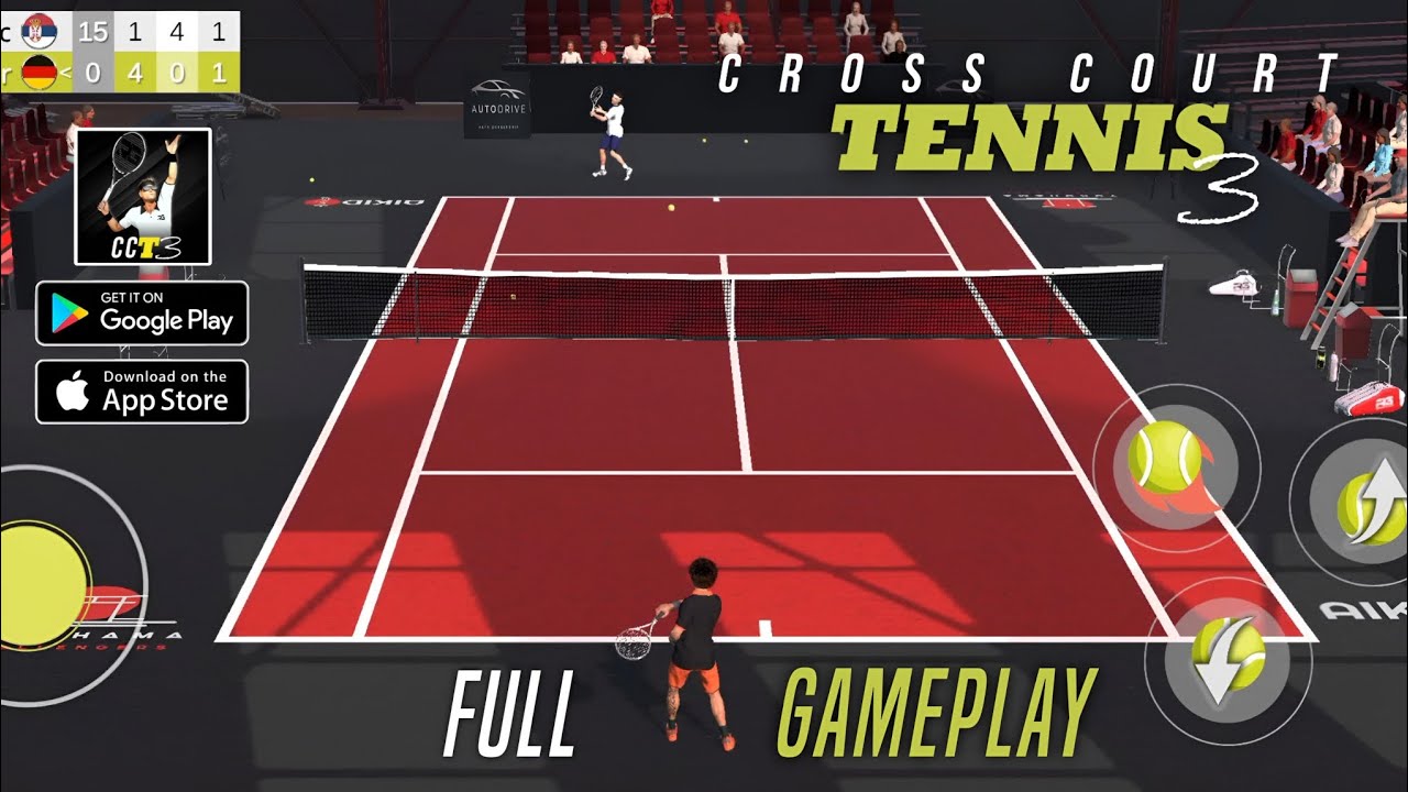 Cross Court Tennis 3 Full Gameplay | Android - IOS | Antares