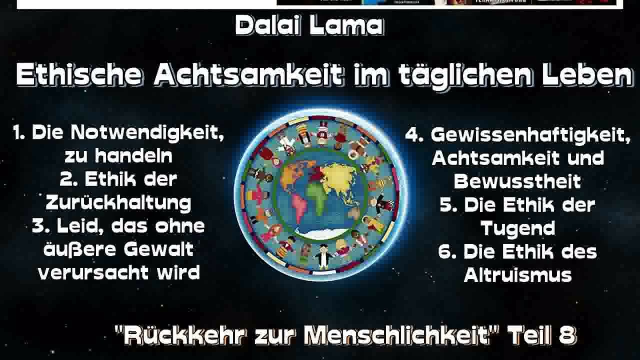 08 Ethische Achtsamkeit im täglichen Leben - Dalai Lama, Buddhismus-Hörbuch