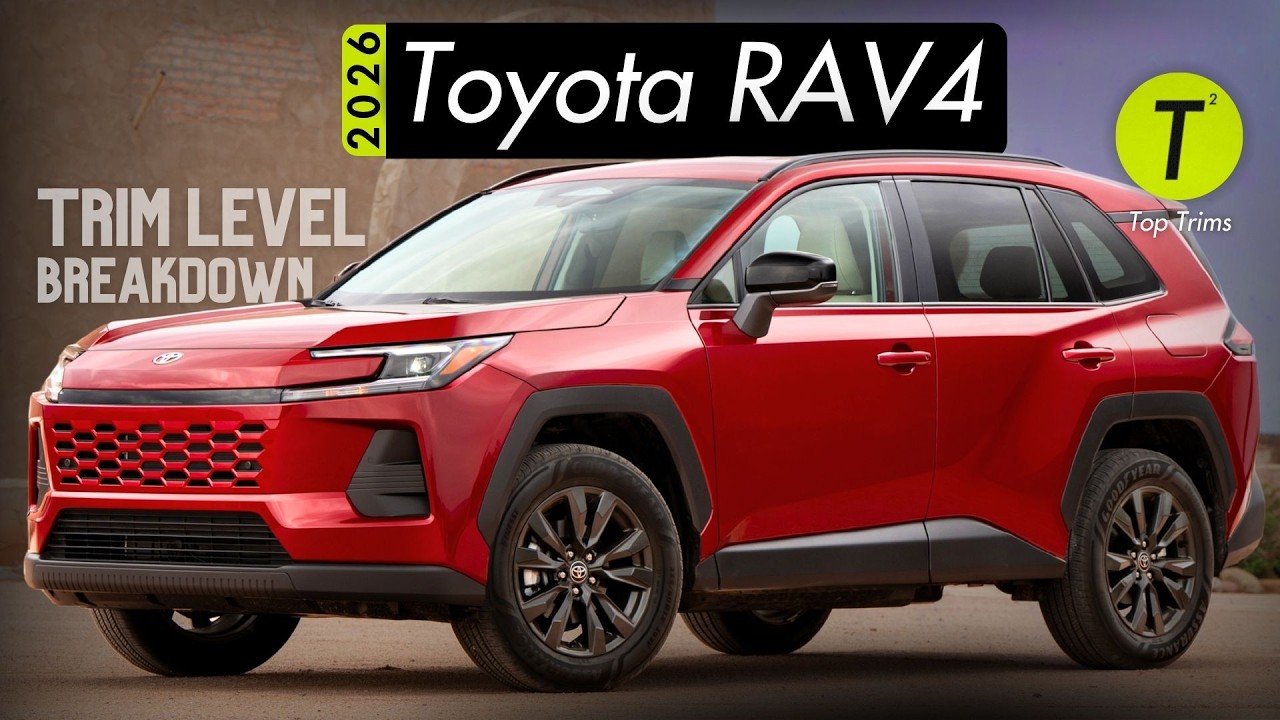 ALL-NEW RAV-4! Trims & Options Explained for 2026 Toyota RAV4 - Hybrid & Plug-in