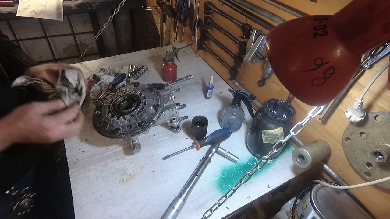 Сборка Редуктора Главной передаи Honda GL1500 Gold Wing