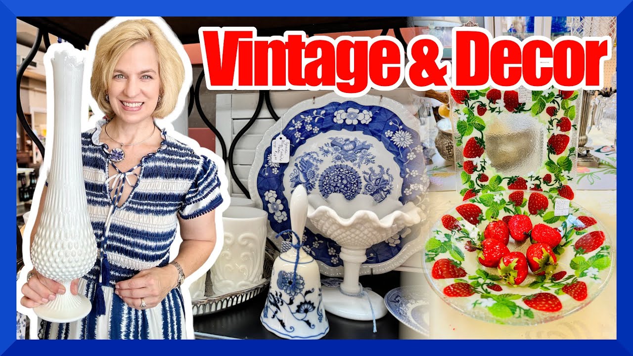 BEST Antique Mall full of HIDDEN GEMS + sweet surprise! DEALS and decor inspiration at KT Antiques!