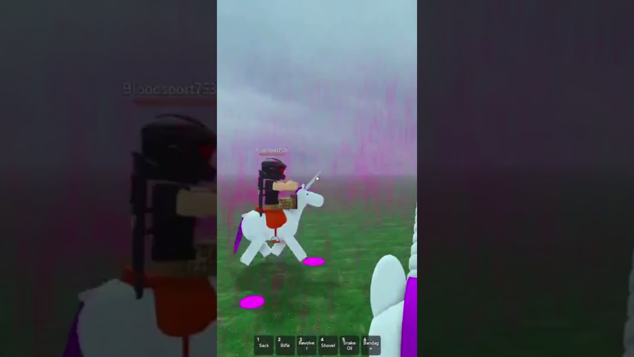 Единорог и кровь единорога в Dead Rails #roblox