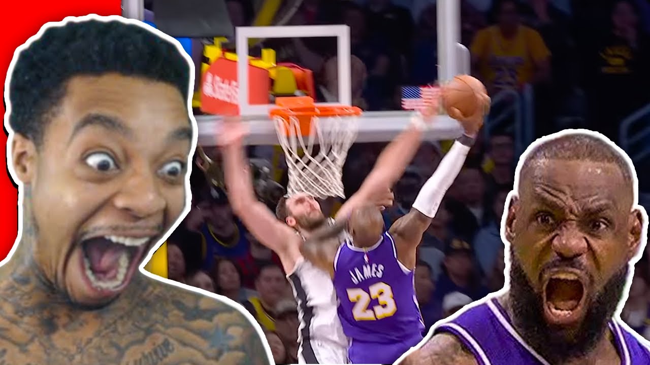 FLIGHTREACTS REACTING TO NBA POSTER DUNKS FOR 35 MINUTES!