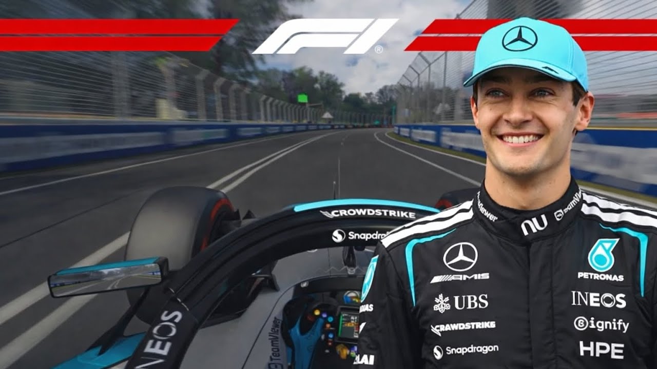 George Russell onboard Australian grand Prix | assetto corsa | 2026