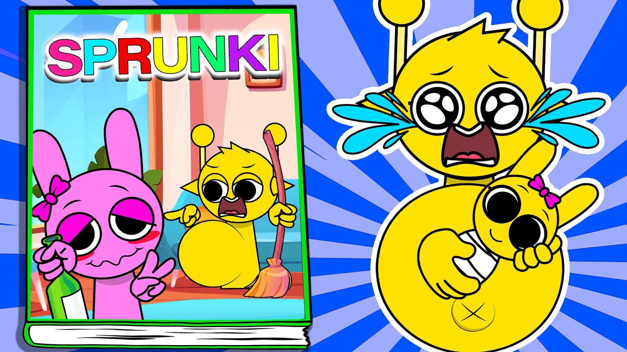 [Paper DIY] Making INCREDIBOX SPRUNKI Game Book 📚 (➕ Yellow Pregnant Squishy Surgery) ASMR