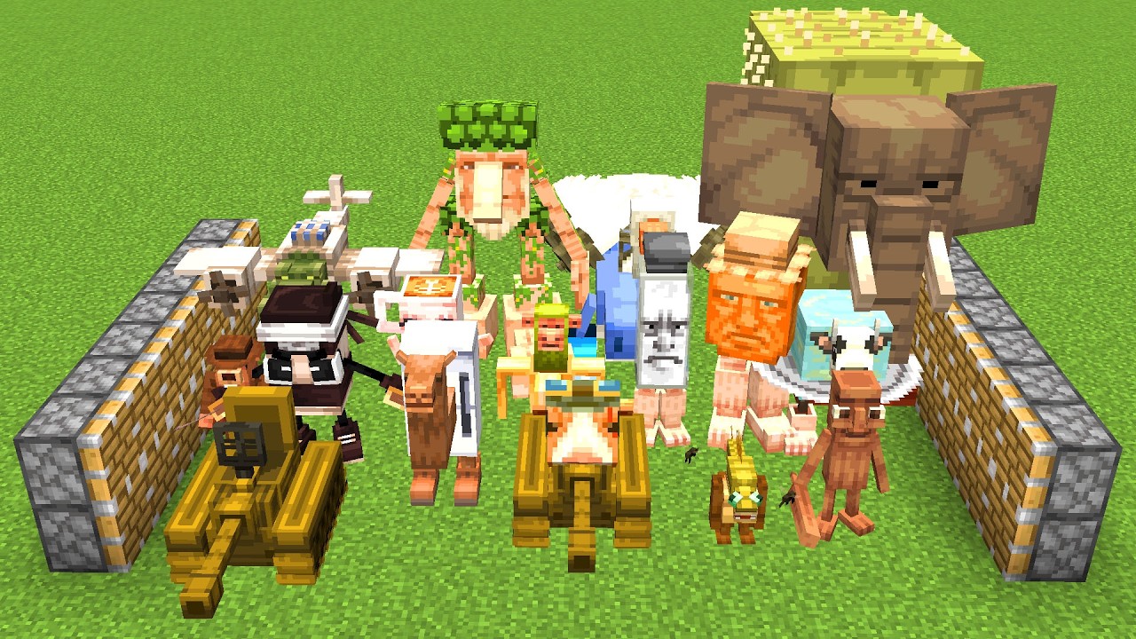 ALL New Italian Brainrot Animals combined in minecraft