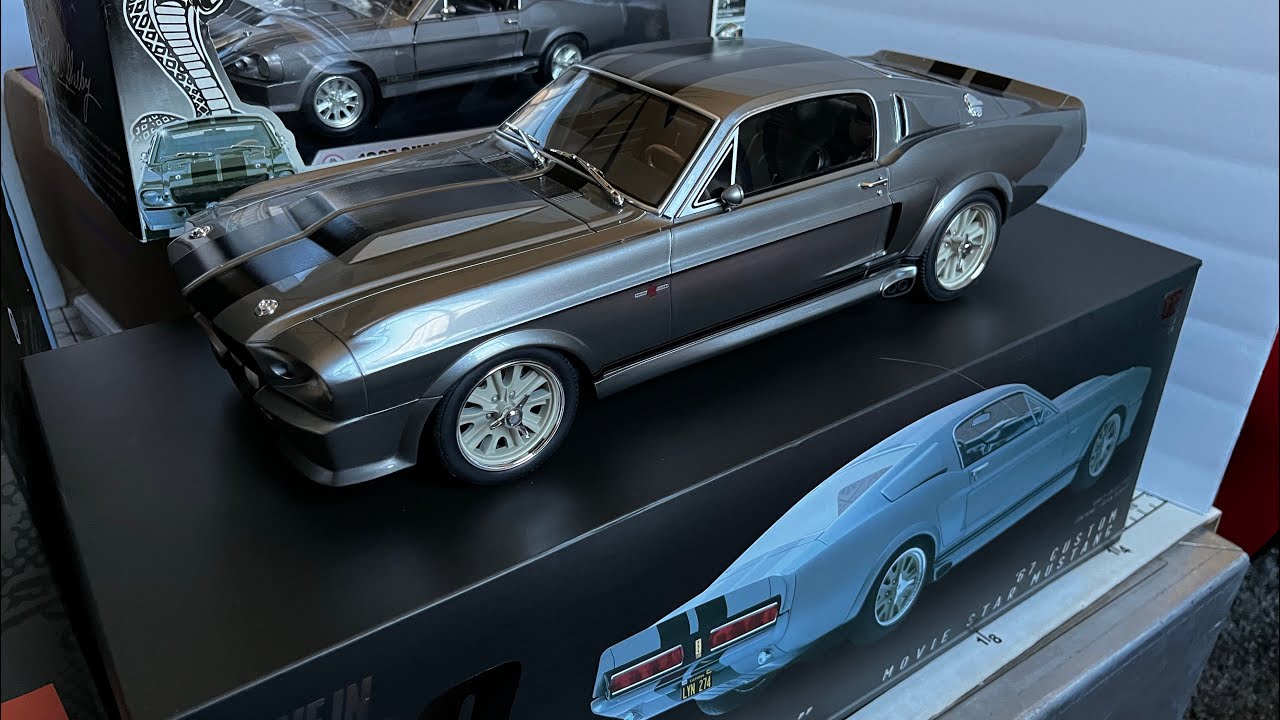 Officially licensed mustang eleanor display by bespoke collections green light #diecastcars