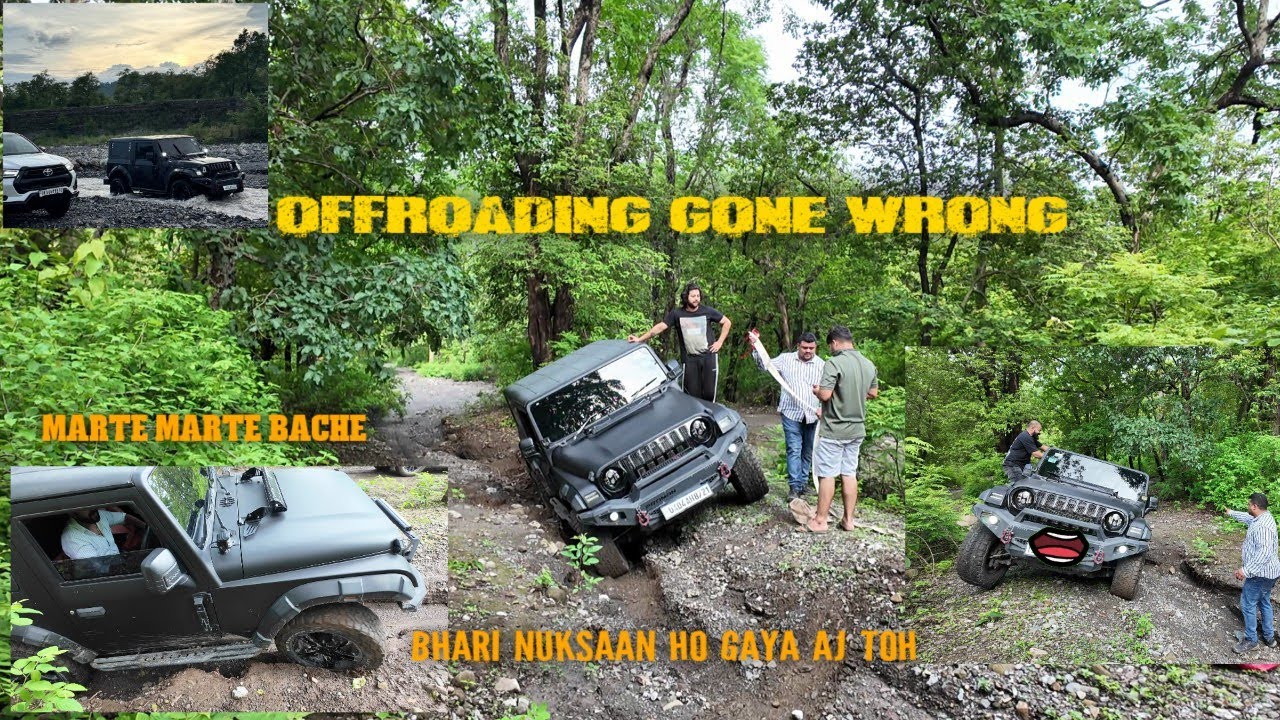 OFFROADING GONE WRONG | Yeh kya ho gaaya aaj ,bhari nuksaan | epic offroading @BaniyaLifeVlogs
